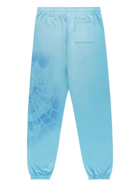 Pantaloni Sp5der alergare albastru
