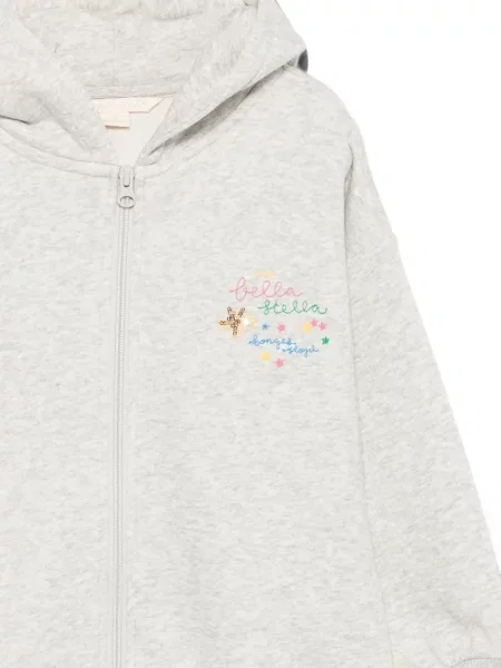 Bluza z kapturem dziecięca Konges Sløjd szara