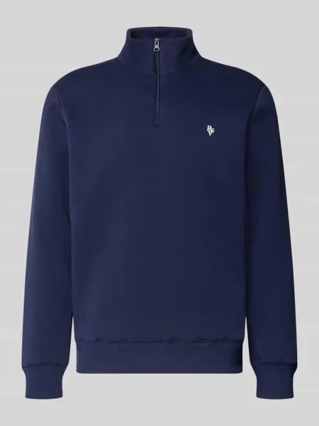 Bluza z czystej bawełny Review granatowa