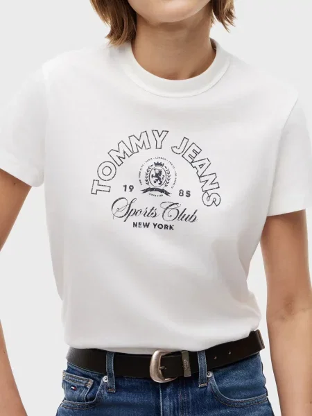 Футболка Tommy Jeans біла