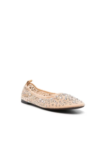 Balerinki Tory Burch beżowe