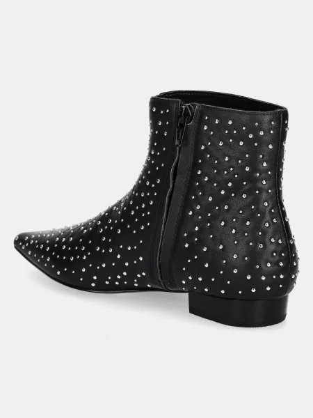 Kožené kotníkové boty Stand Studio Pamela Boot černé