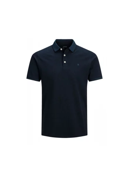 Koszulka polo o kroju slim fit z dodatkiem model ‘Paulos’ Jack & Jones niebieska