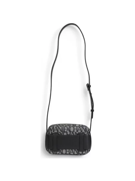 ARMANI EXCHANGE Geantă de umăr gri / negru bej