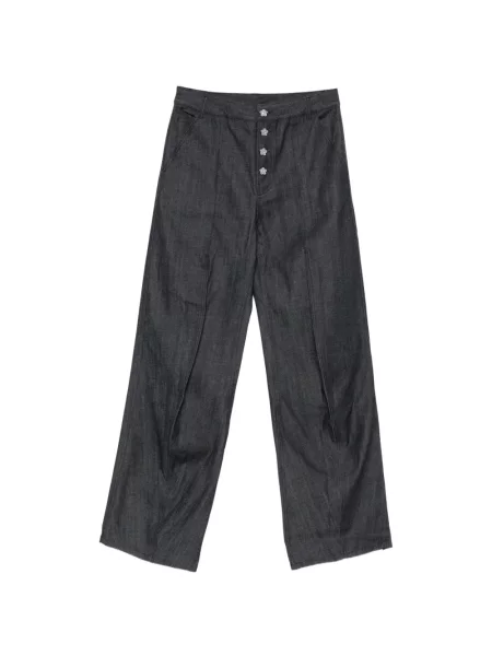 Jeansy Cecilie Bahnsen w kwiatki niebieskie