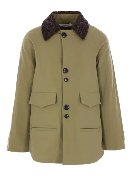 Платно яке Namacheko бродирано зелено