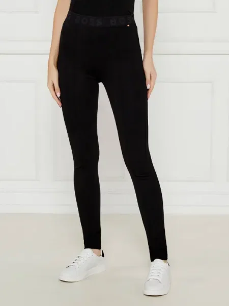 BOSS Orange Leggings fekete