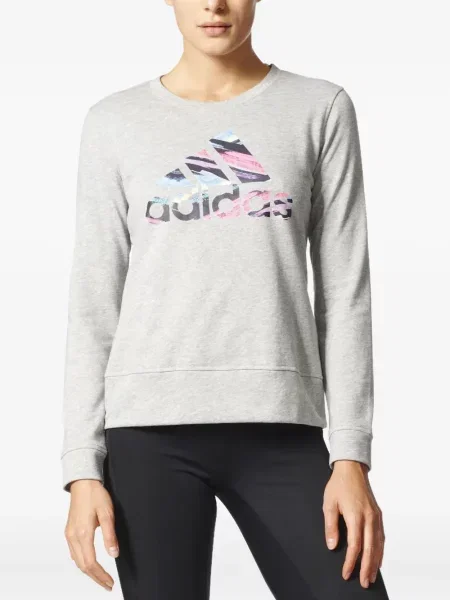 Leggings Adidas alergare cu model floral cu imagine roșu