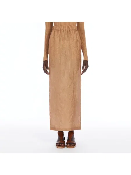 Spódnica Max Mara elegancka brązowa