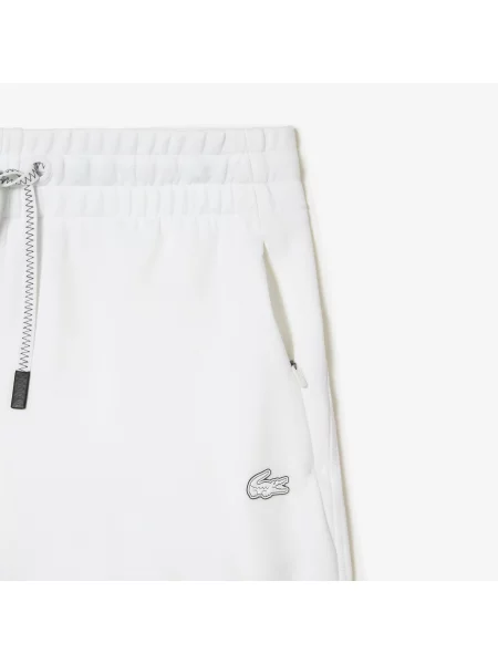 Lacoste Szorty Z Dżerseju Bawełnianego białe