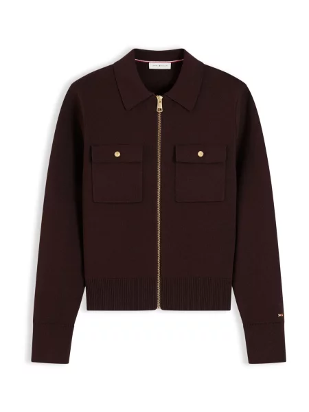 Tommy Hilfiger Pulover maro