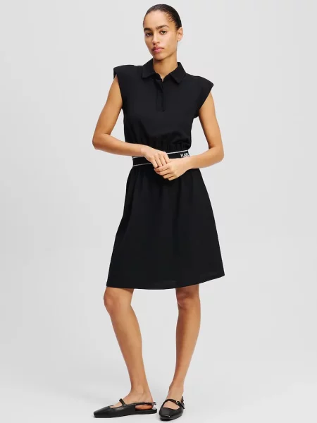 Karl Lagerfeld sukienka mini prosta czarny