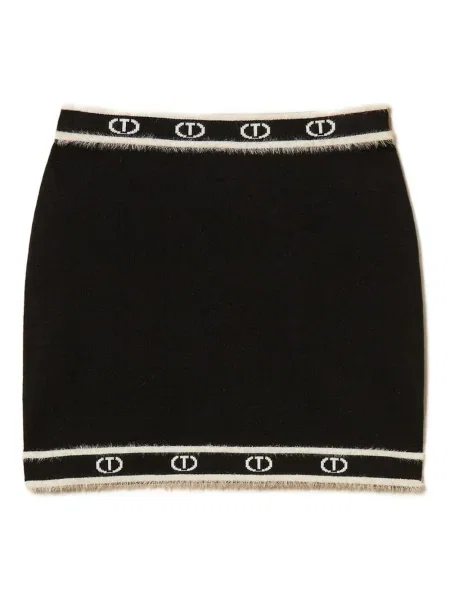 Spódnica mini dziecięca Twinset czarna
