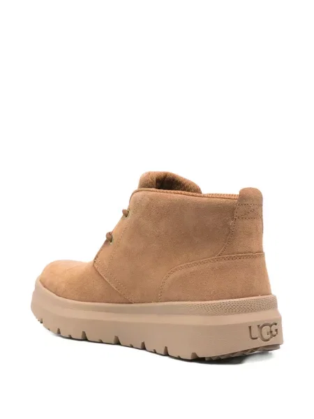 Botine Ugg cu șireturi din piele de căprioară