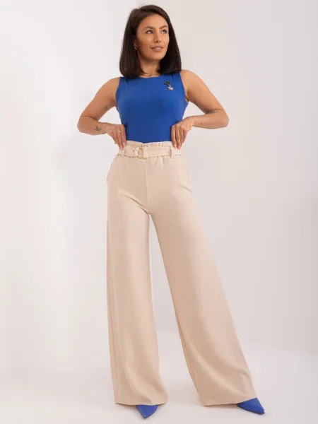 Pantaloni Fashionhunters bej