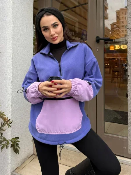 Tommy Life Mikina šeříková / světle fialová