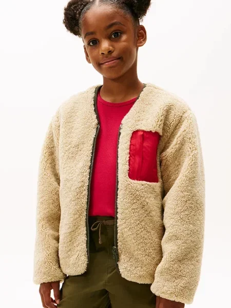 Tommy Hilfiger Detská bunda béžová
