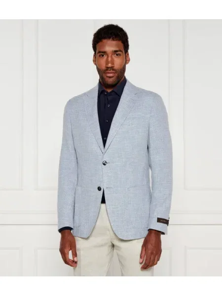 Windsor Sacou 13 Giro | Shaped fit | cu adaos de in albastru