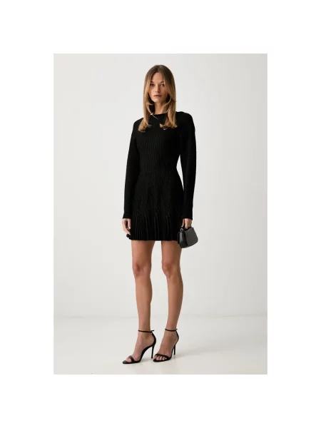 Sukienka mini Elisabetta Franchi czarna