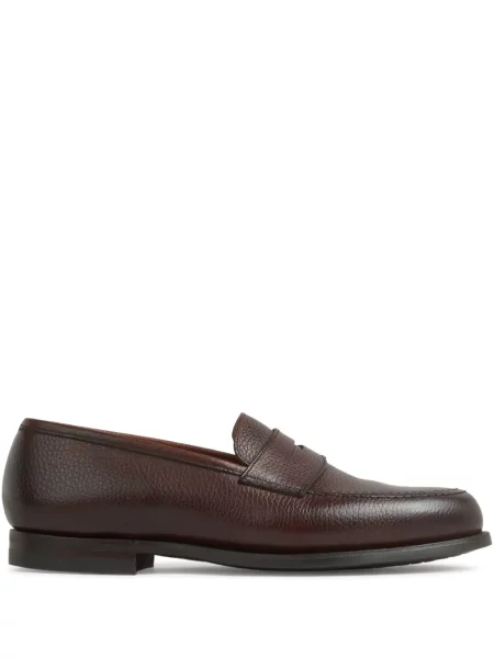 Pantofi loafer Crockett & Jones din piele maro