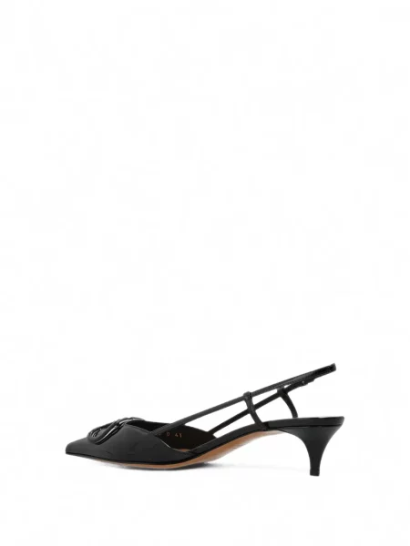 Pantofi cu toc Valentino Garavani slingback negru