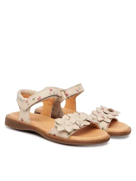 Sandále Froddo Lorine Flowers M béžová