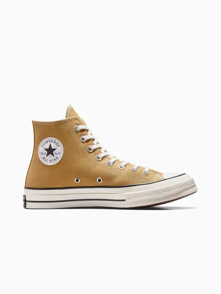 Високи кецове Converse Chuck 70 бежово черно