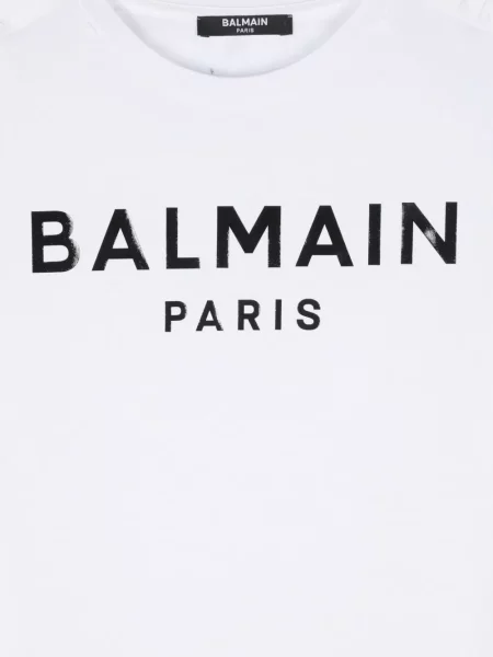 Koszulka dziecięca Balmain biała