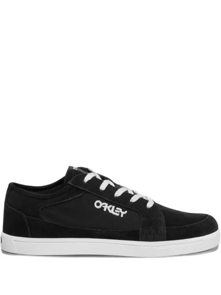Sneakerși Oakley din piele de căprioară negru