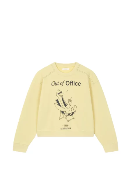 Hanorac Tomboy cu imagine galben