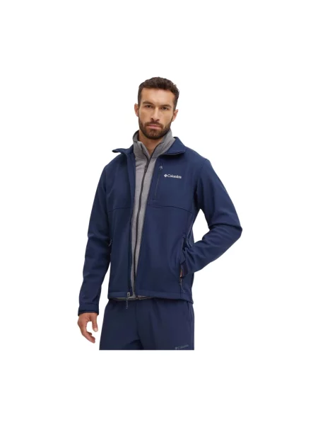 Kurtka Columbia softshell niebieska