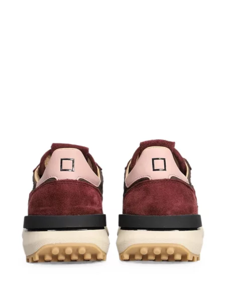 Sneakerși D.a.t.e. din piele de căprioară roșu