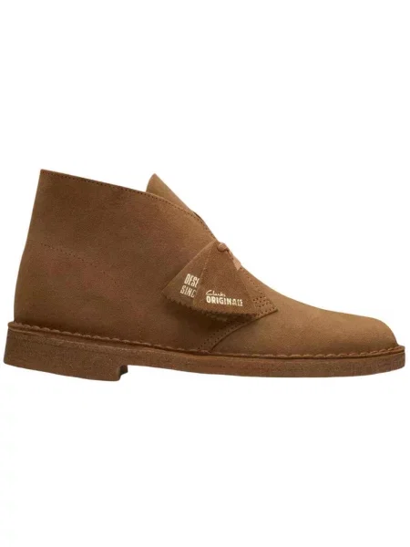 Púštne členkové topánky Clarks hnedá