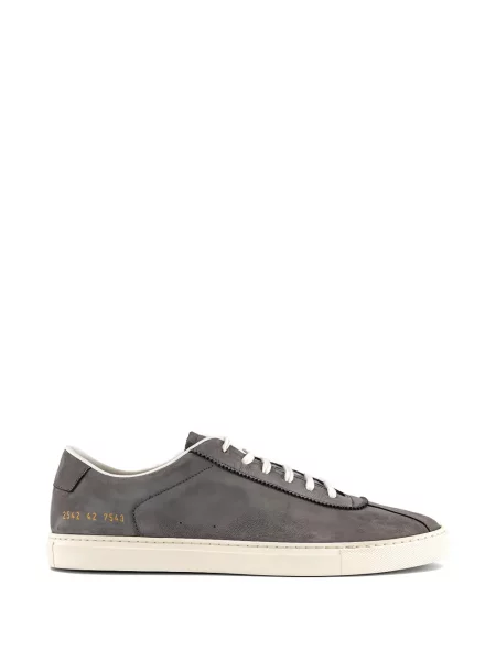 Sneakerși Common Projects din piele de căprioară gri