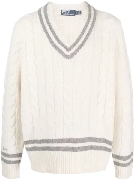 Pulover Polo Ralph Lauren tricotate cu decolteu în V