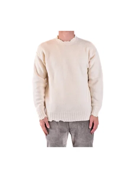 Sweter Isabel Benenato wełniany biały