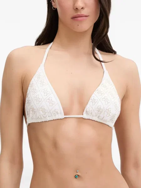 Top Guess cu autograf alb