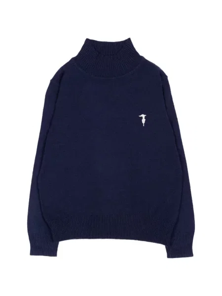 Sweter dziecięcy Trussardi niebieski