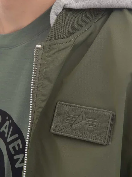 Μπουφάν Alpha Industries TT Hood BP Sage Green S πράσινο