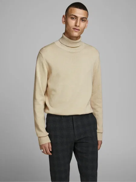 JACK & JONES Sveter Emil' béžová