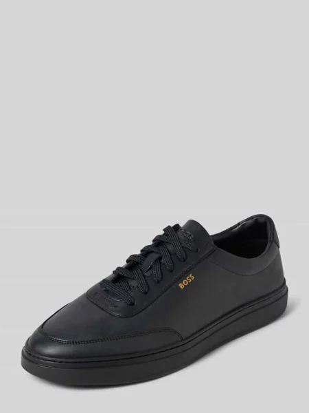 BOSS Buty treningowe Kieran_Tenn Mężczyźni skóra 42 czarny