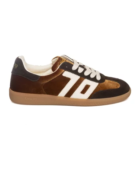 Sneakersy Back70 brązowe