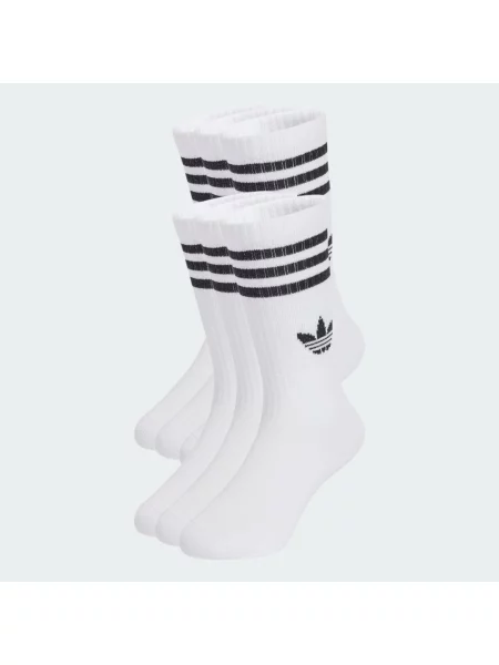 Ponožky Crew Kids – 6 párů bílé