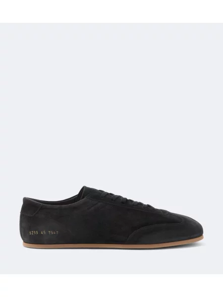 Sneakerși Common Projects din piele de căprioară negru