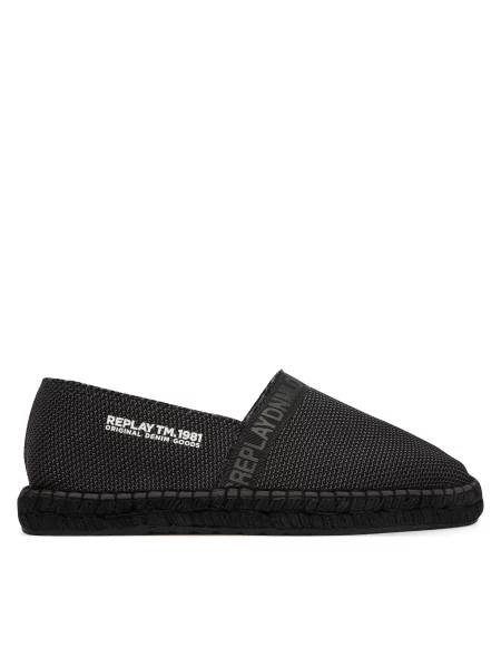 Espadrilles REPLAY fekete