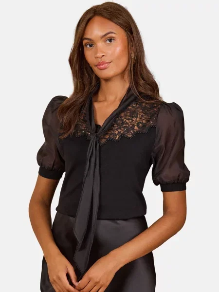 Love & roses Pulover negru