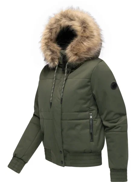 Ragwear Zimná bunda Deluxia olivová