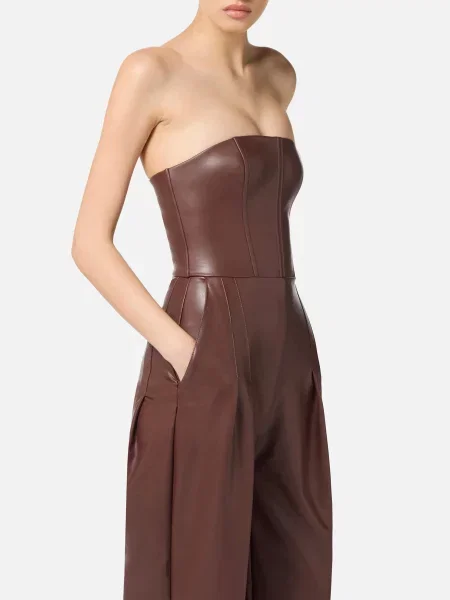 Комбинезон Elisabetta Franchi коричневый