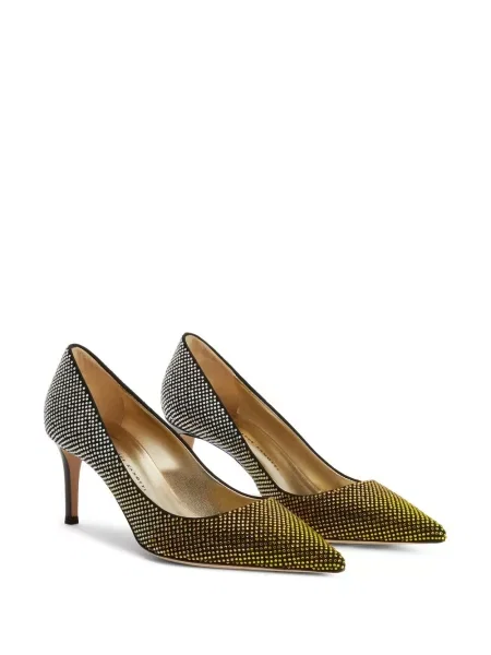 Pantofi cu toc Giuseppe Zanotti de cristal negru