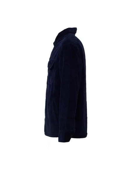 Koszula Polo Ralph Lauren wełniana casual niebieska